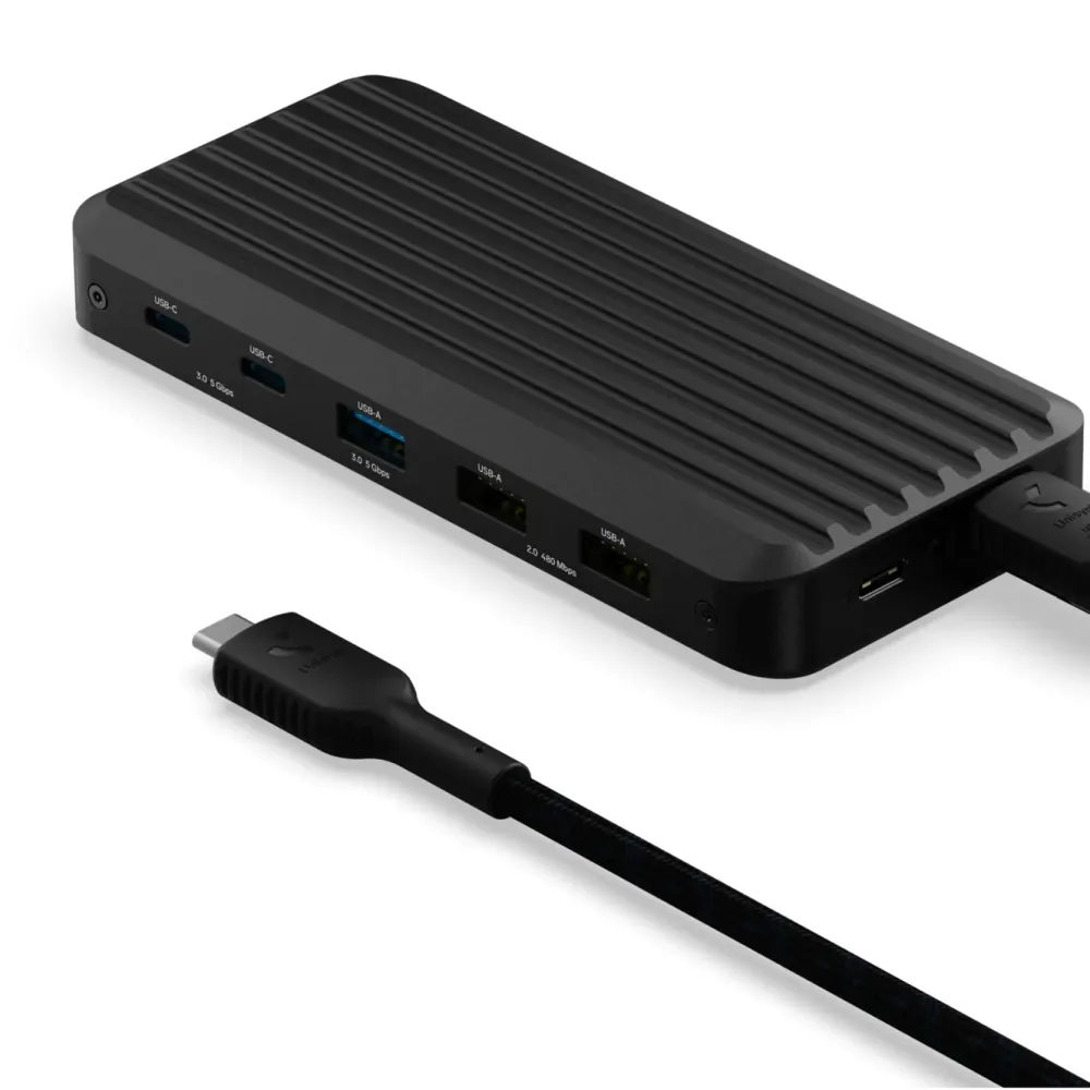 Unisynk Kabler Og Adaptere|Usb|10-porters USB-C-hubb med 140 W pass-through