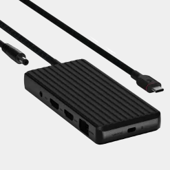 Unisynk Kabler Og Adaptere|Usb|USB-C-dokkingstasjon 9 porter 4K for to skjermer