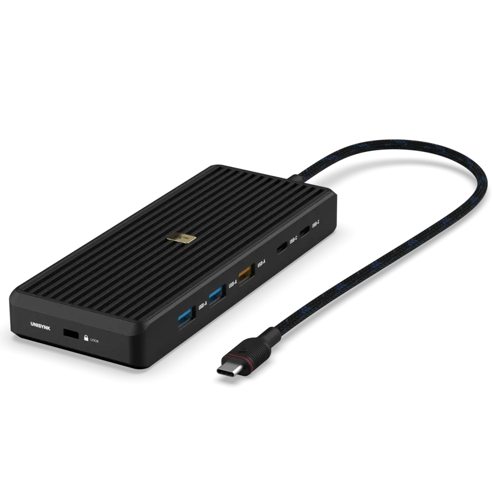 Unisynk Kabler Og Adaptere|Usb|USB-C-Hub 12 porter 8K for to skjermer