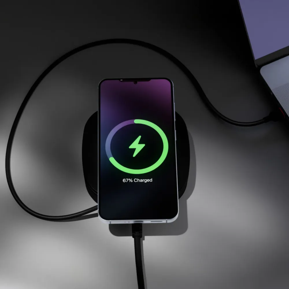 Unisynk Tilbehør Til Bærbar Pc|USB-C Laptop/Qi2 2-i-1-lader 80 W