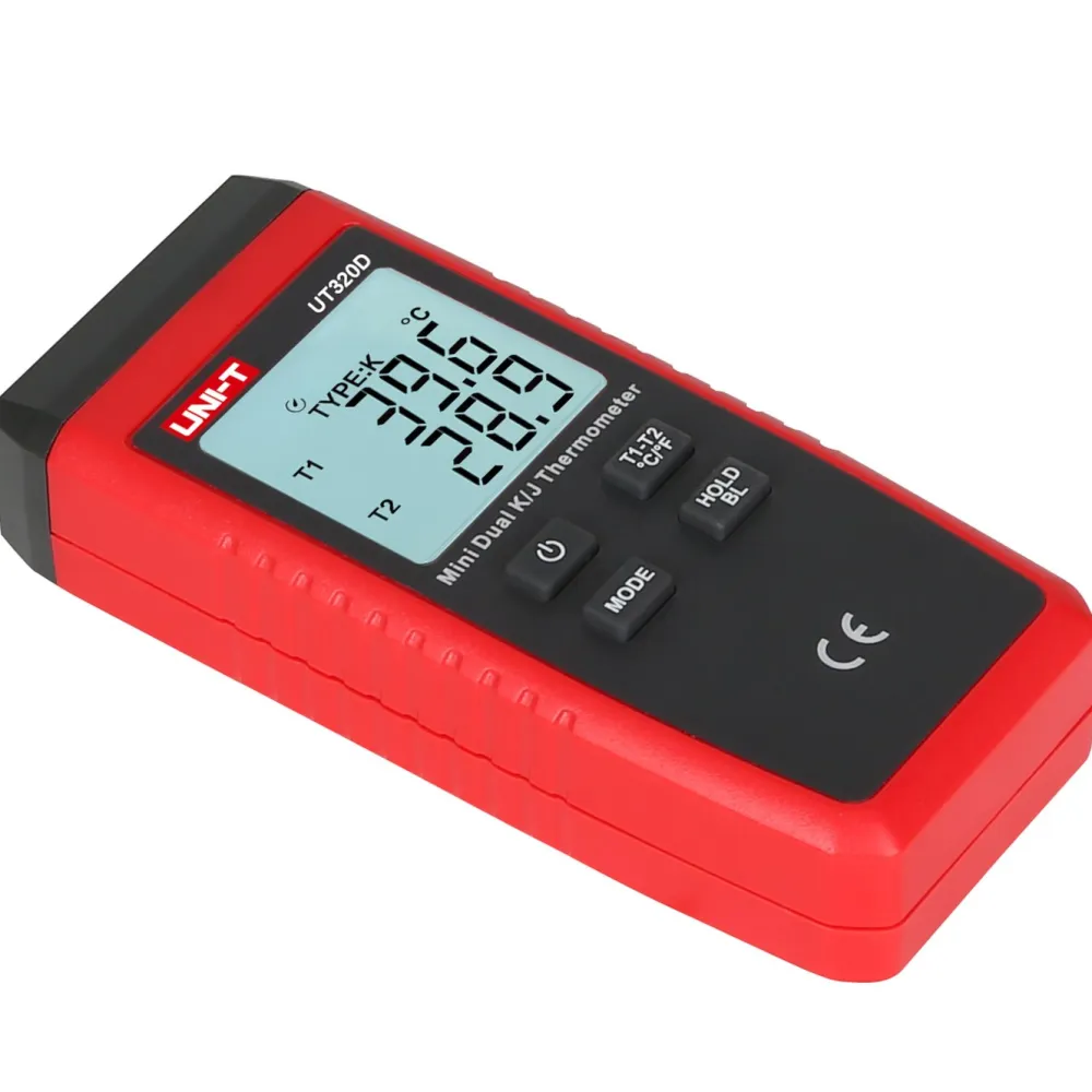 Uni-T Termometer Og Hygrometere|Måleinstrumenter|UT320D Kontakttermometer