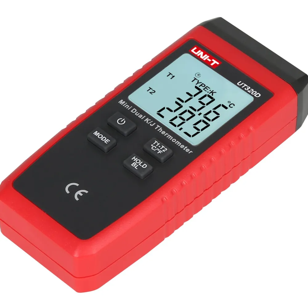 Uni-T Termometer Og Hygrometere|Måleinstrumenter|UT320D Kontakttermometer