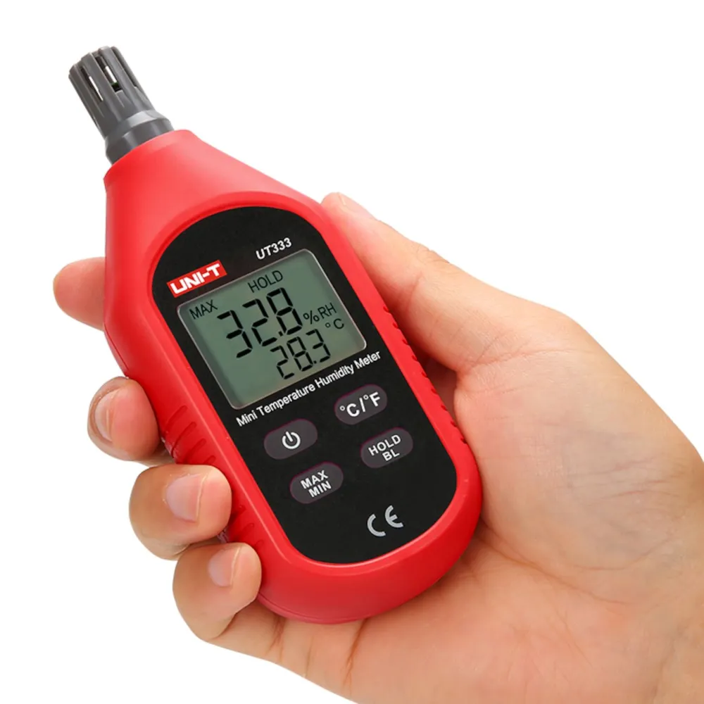 Uni-T Termometer Og Hygrometere|Måleinstrumenter|UT333 Termometer og luftfuktighetsmåler