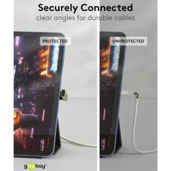 Kjell Kabler Og Adaptere|Usb|USB-C-adapter 180° U-formet med USB4-støtte