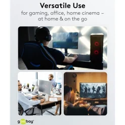 Kjell Lagring|Tegnebrett|USB-C-adapter 90° vinklet med USB4-støtte