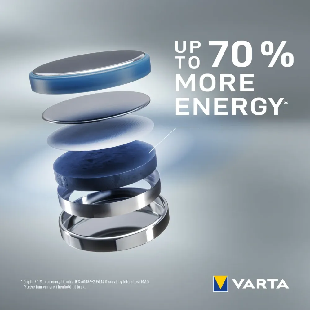 Varta Batterier|Batterier|Litiumbatteri CR2032 2-pk.