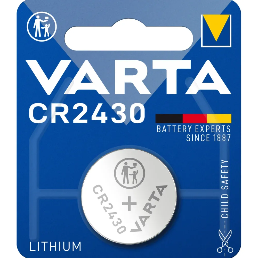 Varta Batterier|Batterier|Litiumbatteri CR2430 1-pk.
