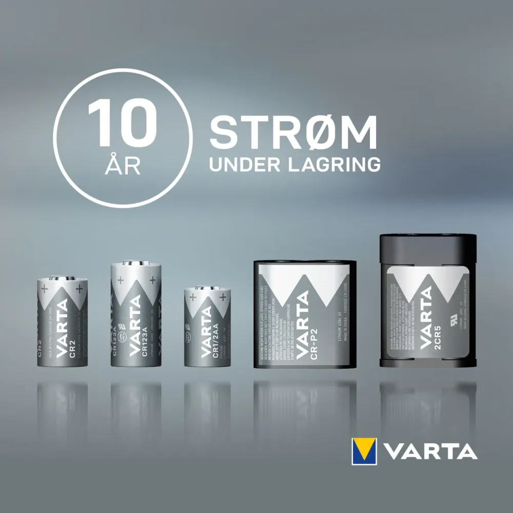 Varta Batterier|Batterier|Litiumbatteri CR2 1-pk.
