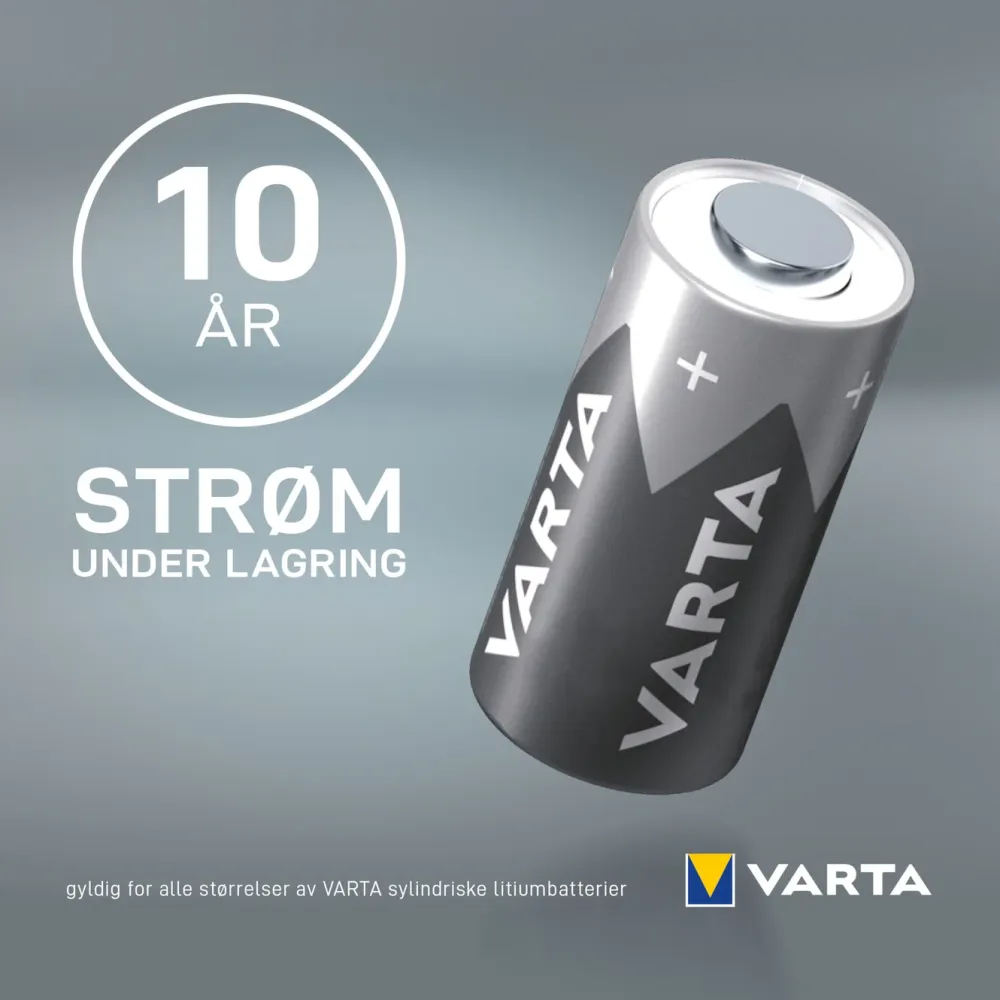 Varta Batterier|Batterier|Litiumbatteri CR2 1-pk.