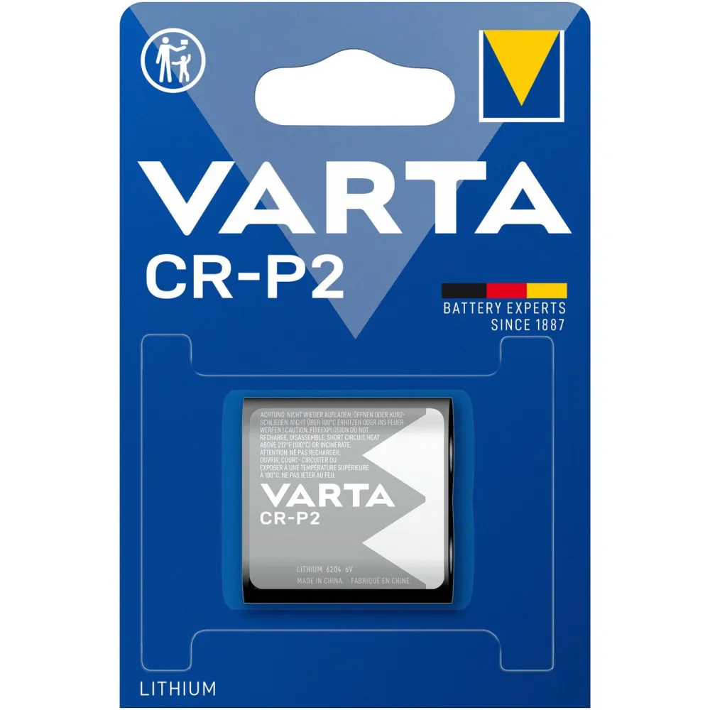 Varta Batterier|Batterier|Litiumbatteri 223/CR-P2 1-pk.