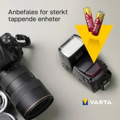 Varta Batterier|Batterier|Longlife Max Power AA-batterier 8-pk.
