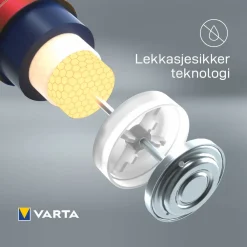 Varta Batterier|Batterier|Longlife Max Power C-batterier 2-pk.
