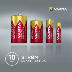Varta Batterier|Batterier|Longlife Max Power D-batterier 2-pk.