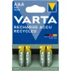Varta Batterier|Batterier|Recharge Recycled AAA-batterier 800 mAh 4-pk.