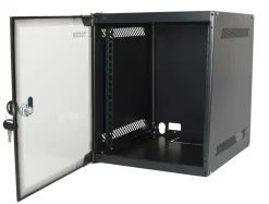 Kjell Tilbehør Og Installasjon|Kabler For Nettverk|19" veggskap, mørkegrå 9U