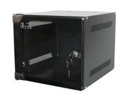 Kjell Kabler For Lyd|Kabler For Nettverk|10" veggskap, svart 4U