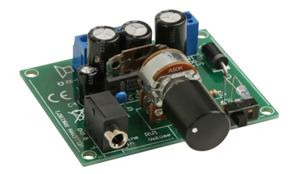 Velleman Elektronikk|Stereoforsterker 2x5 W Byggesett