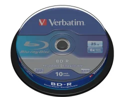 Verbatim Datatilbehør|Ergonomi|Blu-ray-plater 10-pk.
