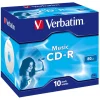 Verbatim Musikkspiller Og Radio|Datatilbehør|CD-R Audio/Music 10-pk.