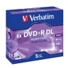 Verbatim Datatilbehør|Ergonomi|DVD+R DL i etui 5-pk.