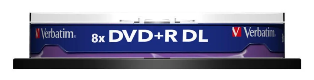 Verbatim Datatilbehør|DVD+R DL på spindel 10-pk.