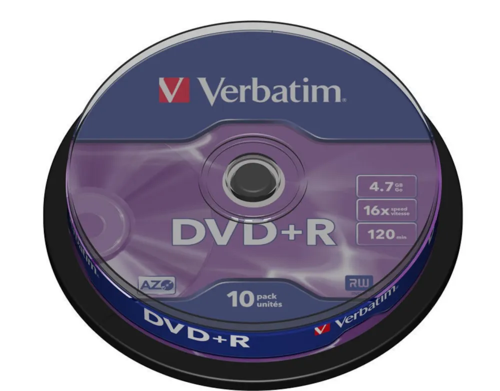 Verbatim Datatilbehør|DVD+R på spindel 10-pk.