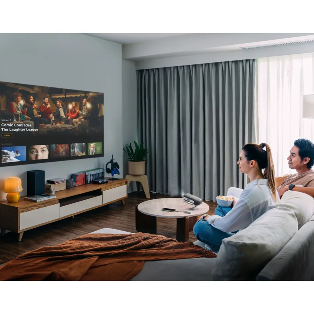ViewSonic Tv Og Tilbehør|Portabel projektor M1S med Harman Kardon-høyttaler