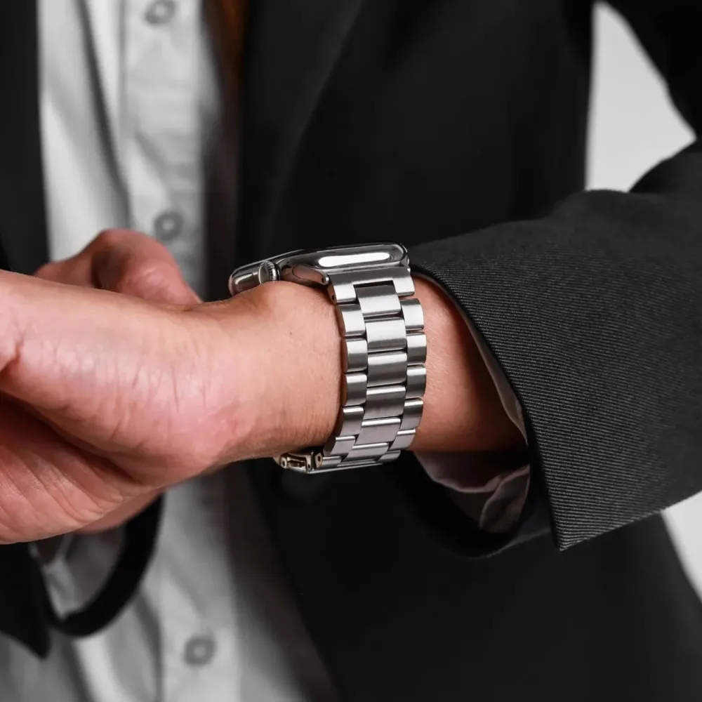 Vonmählen Smartklokker Og Ringer|Link Bracelet 2 til Apple Watch 40/41/42 mm