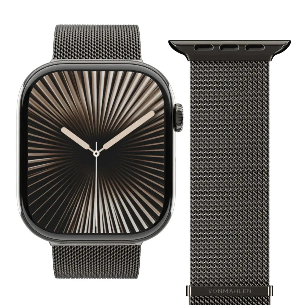 Vonmählen Smartklokker Og Ringer|Milanese Loop 2 til Apple Watch 44/45/46/49 mm
