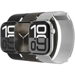 Vonmählen Smartklokker Og Ringer|Milanese Loop 2 til Apple Watch 44/45/46/49 mm