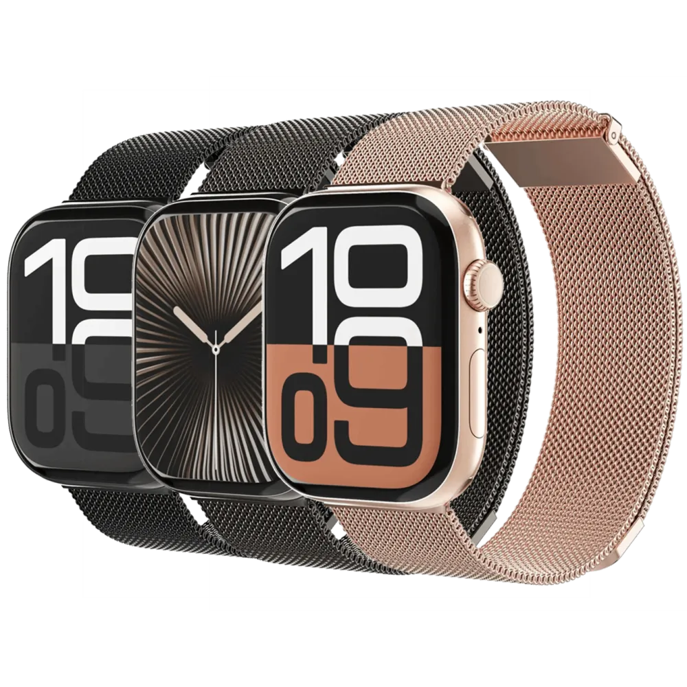 Vonmählen Smartklokker Og Ringer|Milanese Loop 2 til Apple Watch 40/41/42 mm