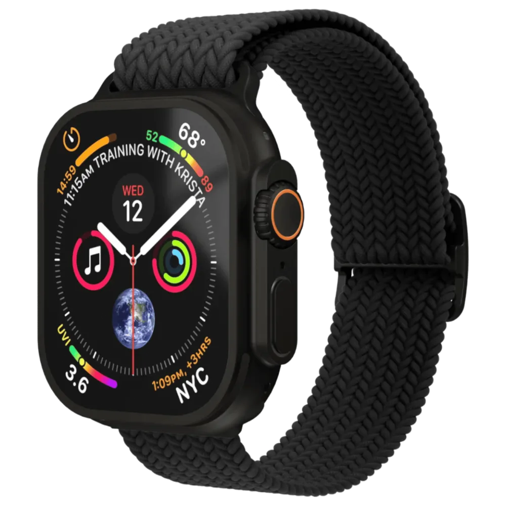 Vonmählen Smart Ring|Smartklokker Og Ringer|Woven Loop flettet rem til Apple Watch 44/45/46/49 mm