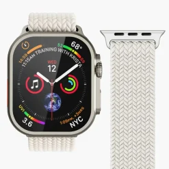 Vonmählen Smartklokker Og Ringer|Woven Loop flettet rem til Apple Watch 44/45/46/49 mm
