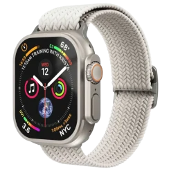 Vonmählen Smartklokker Og Ringer|Woven Loop flettet rem til Apple Watch 44/45/46/49 mm