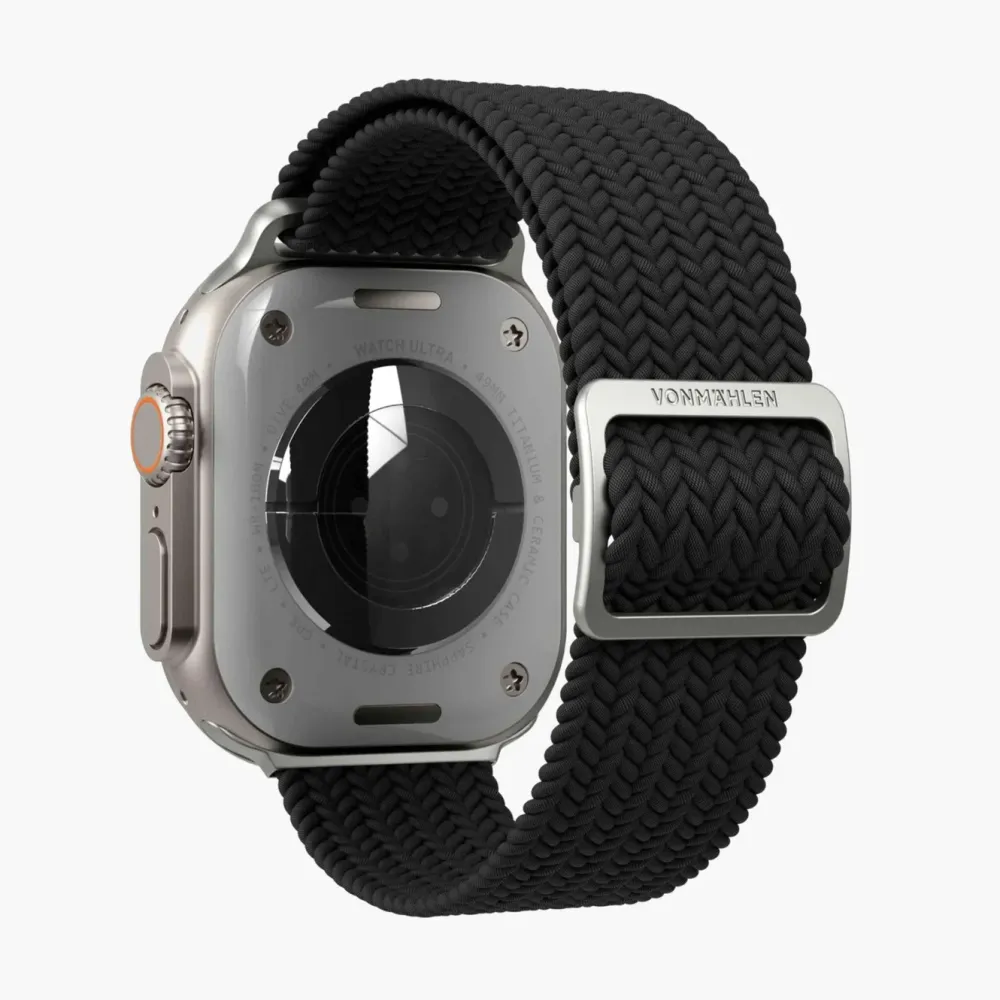 Vonmählen Smartklokker Og Ringer|Woven Loop flettet rem til Apple Watch 44/45/46/49 mm