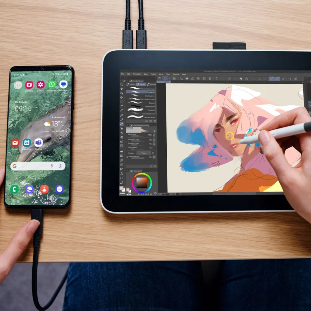 Wacom Tegnebrett|One 12 Pennskjerm 11,6"