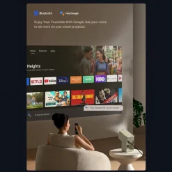 Wanbo Tv Og Tilbehør|Cube 2 Pro smart projektor med Full HD og Android TV 11