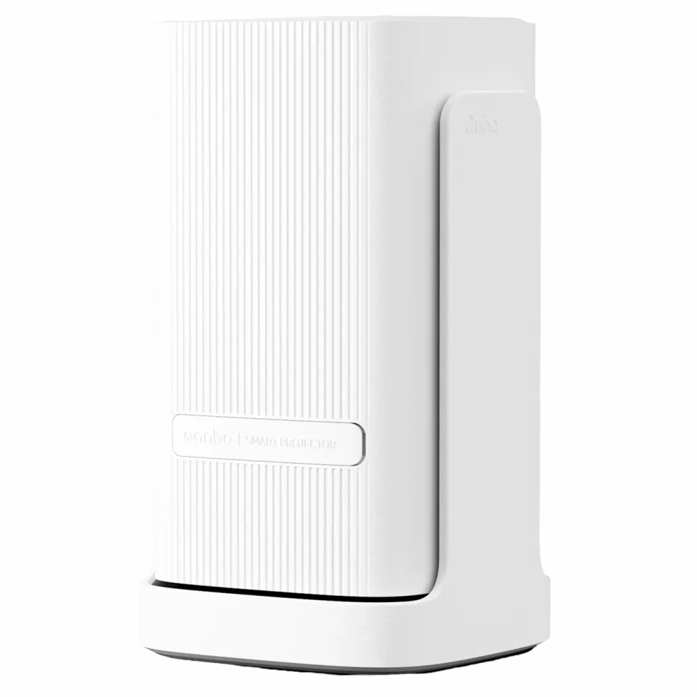 Wanbo Tv Og Tilbehør|Portabel projektor med Android TV og 360° gimbalstativ