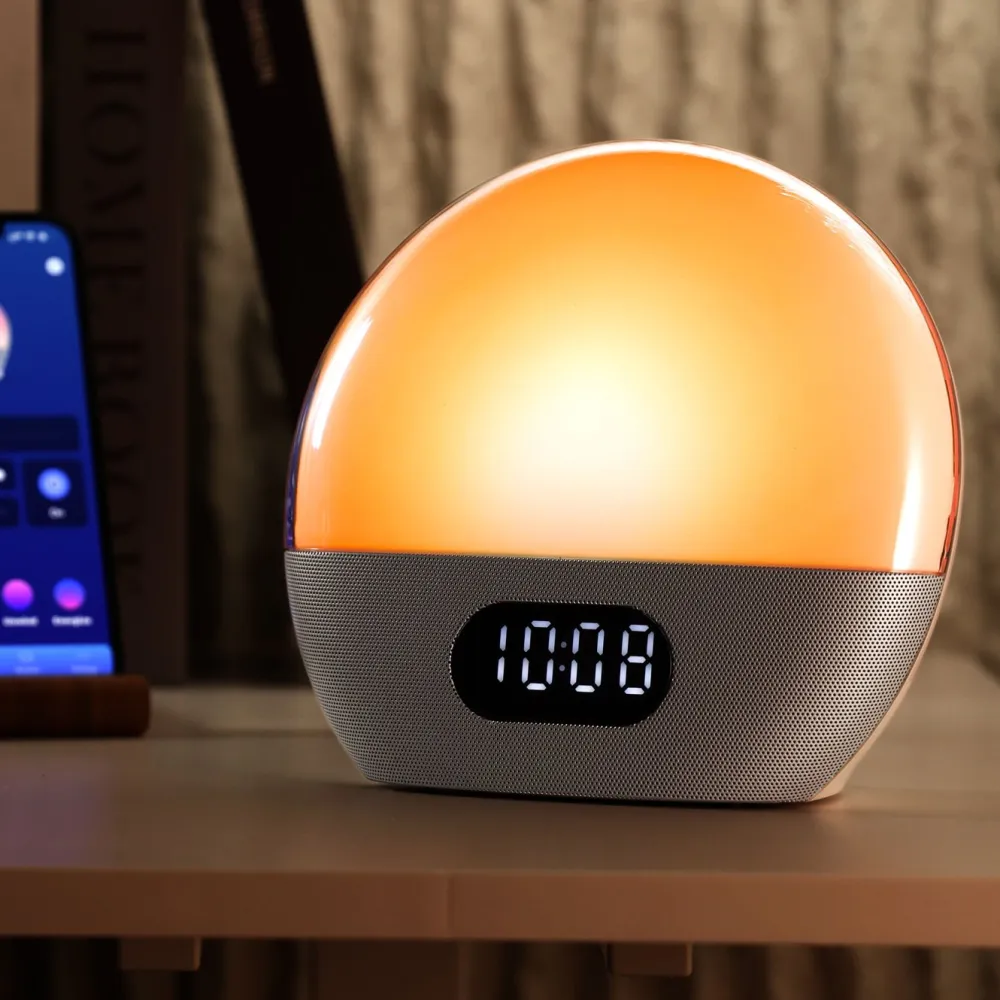 WiiM Klokker Og Tellere|Wake-up light med vekkerklokke
