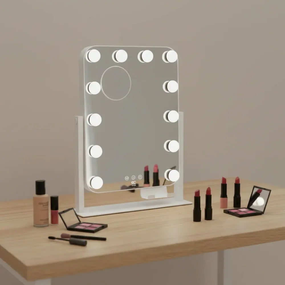 Wilfa Kropp Og Helse|Shine sminkespeil med LED-belysning