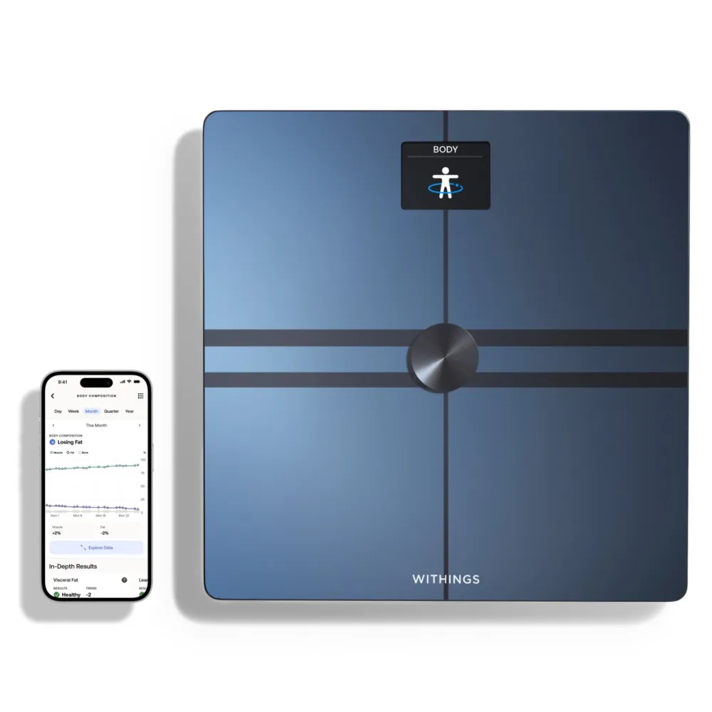 Withings Kropp Og Helse|Måleinstrumenter|Body Comp Personvekt med wifi