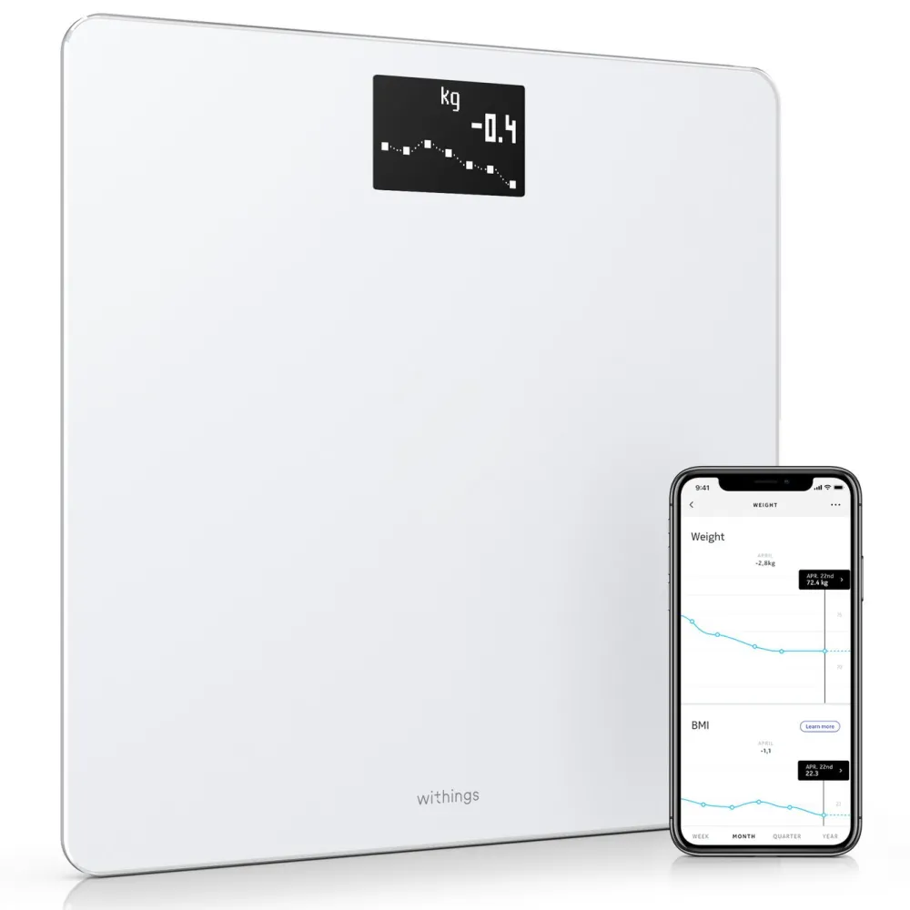Withings Kropp Og Helse|Måleinstrumenter|Body Personvekt med wifi