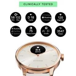 Withings Smartklokker Og Ringer|Scanwatch Light Smartklokke med klassisk urskive 37 mm