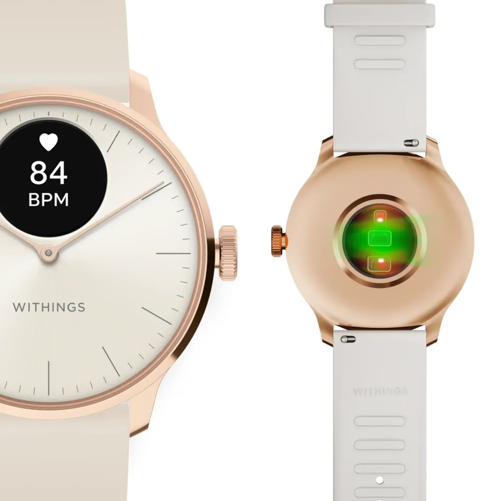 Withings Smartklokker Og Ringer|Scanwatch Light Smartklokke med klassisk urskive 37 mm
