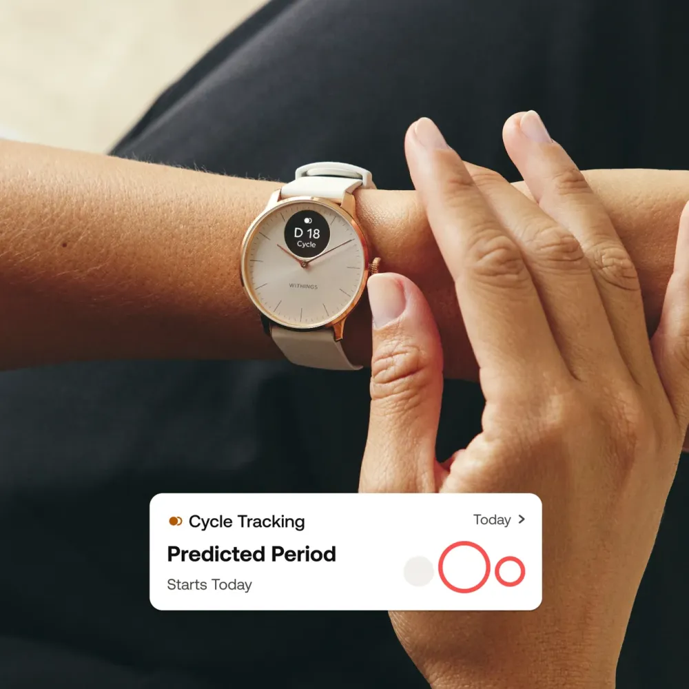 Withings Smartklokker Og Ringer|Scanwatch Light Smartklokke med klassisk urskive 37 mm