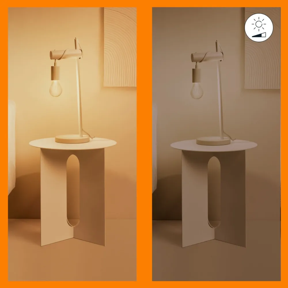 WiZ Smart Belysning|Smart Belysning|Amber Filament A60 Smart LED-pære E27 640 lm