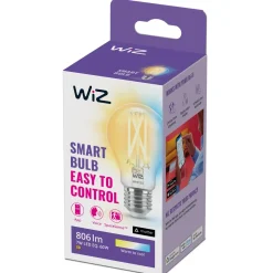 WiZ Smart Belysning|Smart Belysning|Clear Filament A60 Smart LED-pære E27 806 lm