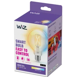 WiZ Smart Belysning|Smart Belysning|Clear Filament G95 Smart LED-pære E27 806 lm