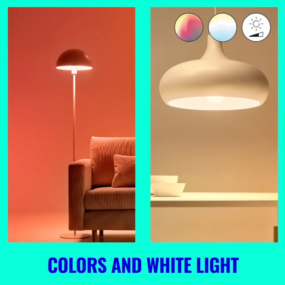 WiZ Smart Belysning|Smart Belysning|Color A60 Smart LED-pære E27 806 lm