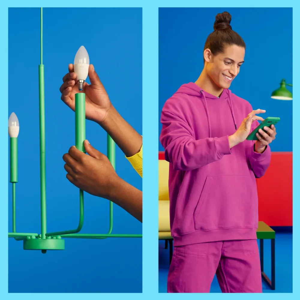 WiZ Smart Belysning|Smart Belysning|C37 Smart LED-pære E14 470 lm 2-pk.
